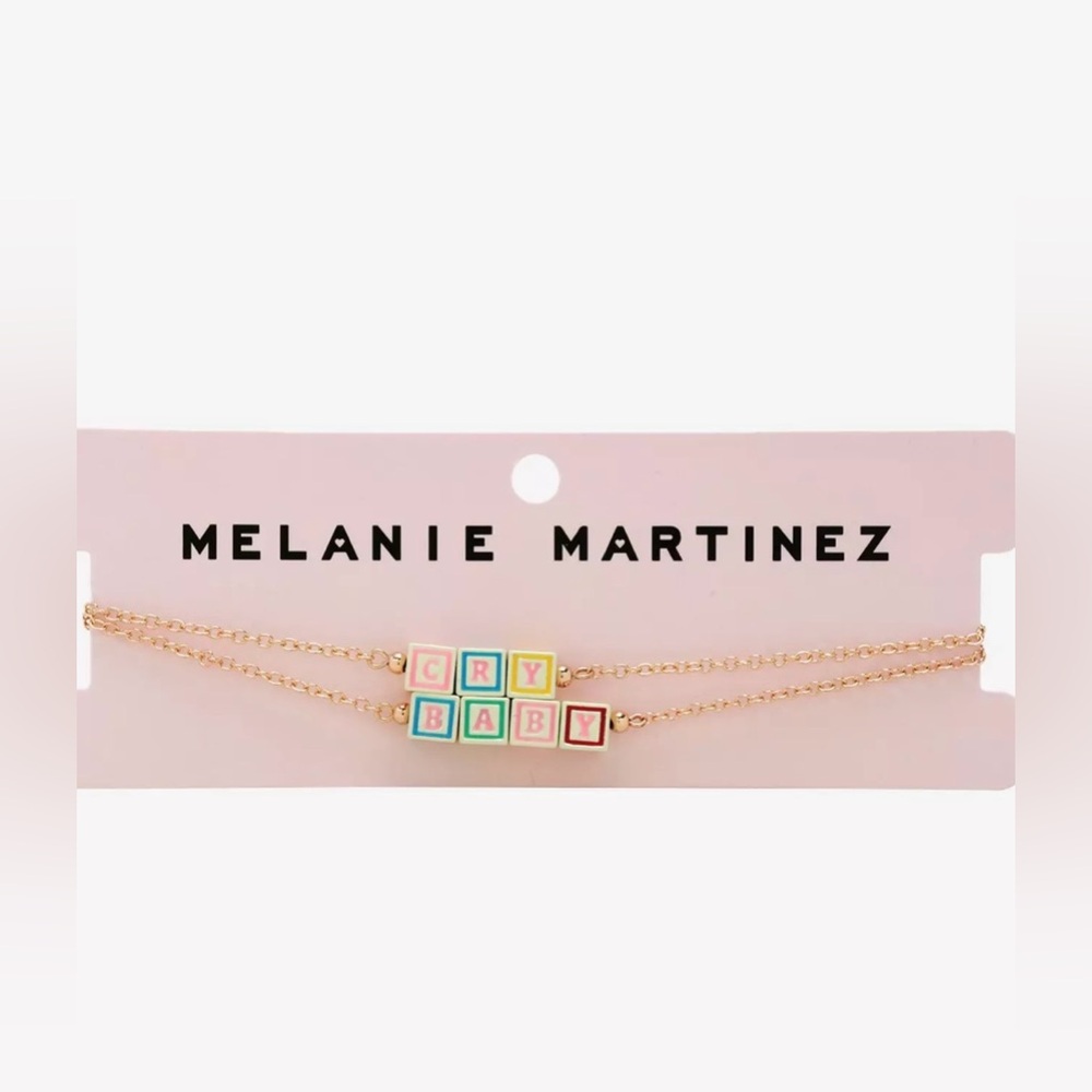 Colorful Block Letter Necklace